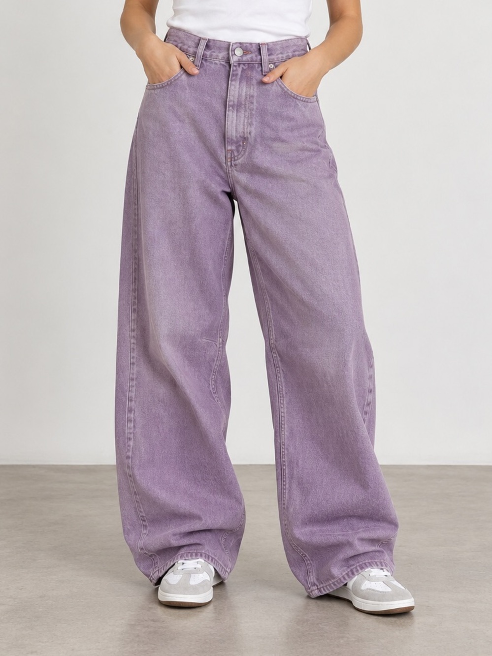 BDG Urban Outfitters Extreme Baggy Jeans Size 30 Lilac Purple High Rise